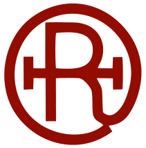 Rustic Inn at Jackson Hole brand logo shaped like a cattle brand