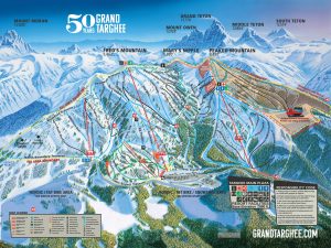 Grand Targhee Winter Map 2019 Grand Targhee winter map for 2019